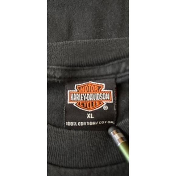 Vintage Harley-Davidson T-Shirt Black Eagle Wolf UK Graphics Multi Unisex XL - Picture 5 of 7